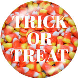20MM  Halloween   Print   glass  snaps buttons