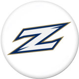 20MM  NCAA School Team  Print   glass  snaps buttons