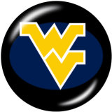 20MM  NCAA School Team  Print   glass  snaps buttons