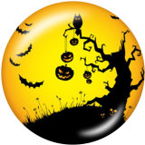 20MM  Halloween  Print   glass  snaps buttons