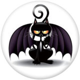 20MM  Halloween  Print   glass  snaps buttons