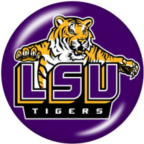 20MM  NCAA School Team  Print   glass  snaps buttons