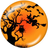 20MM  Halloween  Print   glass  snaps buttons