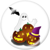 20MM  Halloween  Print   glass  snaps buttons
