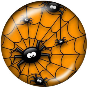 20MM  Halloween   Print   glass  snaps buttons