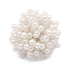 20MM  Multiple fine pearls with Alloy backing snap buttons