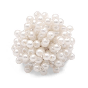 20MM  Multiple fine pearls with Alloy backing snap buttons