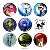20MM  Halloween   Print   glass  snaps buttons