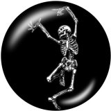 20MM  Halloween   Print   glass  snaps buttons