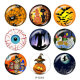 20MM  Halloween   Print   glass  snaps buttons