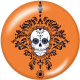 20MM  Halloween   Print   glass  snaps buttons