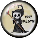 20MM  Halloween   Print   glass  snaps buttons