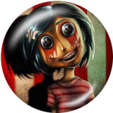 20MM  Halloween   Print   glass  snaps buttons
