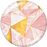 20MM  Pattern Print   glass  snaps buttons