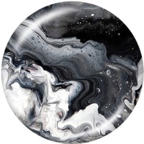 20MM  pattern  Print   glass  snaps buttons