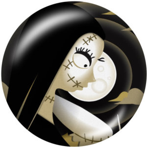 20MM  Halloween  Print   glass  snaps buttons