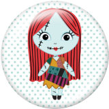 20MM  Halloween  Print   glass  snaps buttons