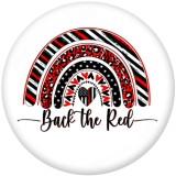 20MM  Be Kind  Blessed  Print   glass  snaps buttons
