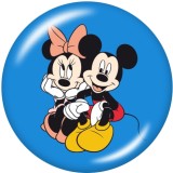 20MM  Cartoon  pattern  Print   glass  snaps buttons