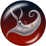 20MM  Halloween  Print   glass  snaps buttons