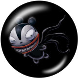 20MM  Halloween  Print   glass  snaps buttons