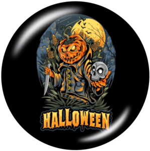 20MM Scarecrow  Halloween  Print   glass  snaps buttons