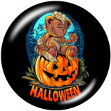 20MM Scarecrow  Halloween  Print   glass  snaps buttons