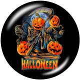 20MM Scarecrow  Halloween  Print   glass  snaps buttons