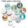 16mm glass cabochon