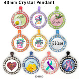 10pcs/lot  Ribbon  glass picture printing products of various sizes  Fridge magnet cabochon