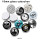 16mm glass cabochon