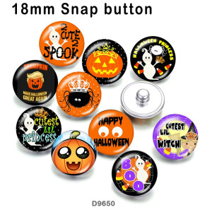 10pcs/lot  Halloween  glass picture printing products of various sizes  Fridge magnet cabochon
