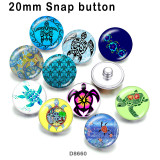 10pcs/lot  Ocean sea turtle  glass picture printing products of various sizes  Fridge magnet cabochon
