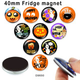 10pcs/lot  Halloween  glass picture printing products of various sizes  Fridge magnet cabochon