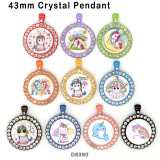 10pcs/lot  Unicorn  glass picture printing products of various sizes  Fridge magnet cabochon