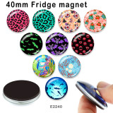 10pcs/lot  pattern  glass picture printing products of various sizes  Fridge magnet cabochon