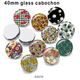 10pcs/lot  Flower  glass picture printing products of various sizes  Fridge magnet cabochon