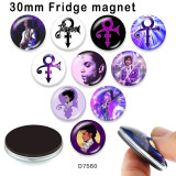 10pcs/lot  Famous music  glass picture printing products of various sizes  Fridge magnet cabochon