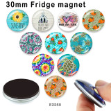 10pcs/lot  Love peace  glass picture printing products of various sizes  Fridge magnet cabochon