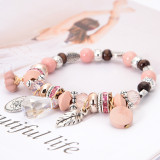 Natural stone shell beach ladies bracelet beaded bracelet