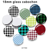 10pcs/lot pattern  glass picture printing products of various sizes  Fridge magnet cabochon