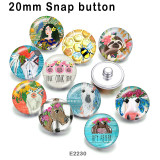 10pcs/lot  Horse  glass picture printing products of various sizes  Fridge magnet cabochon