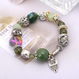 Natural stone shell beach ladies bracelet beaded bracelet