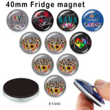 10pcs/lot Mama Nana  love  glass picture printing products of various sizes  Fridge magnet cabochon