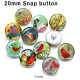 10pcs/lot  Hummingbird  bird  glass picture printing products of various sizes  Fridge magnet cabochon