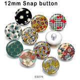 10pcs/lot  Flower  glass picture printing products of various sizes  Fridge magnet cabochon