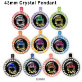 10pcs/lot  Car  glass picture printing products of various sizes  Fridge magnet cabochon