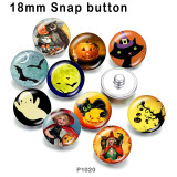 10pcs/lot  Halloween  glass picture printing products of various sizes  Fridge magnet cabochon