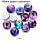 40mm glass cabochon