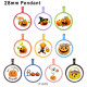 10pcs/lot  Halloween  glass picture printing products of various sizes  Fridge magnet cabochon